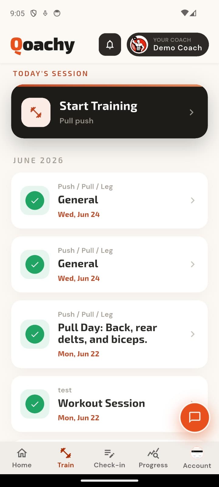 قائمة عملاء Qoachy
